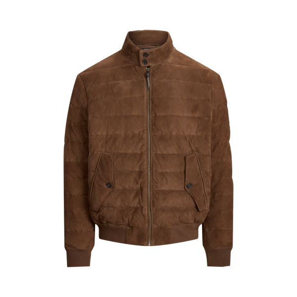 Quilted suede best sale jacket