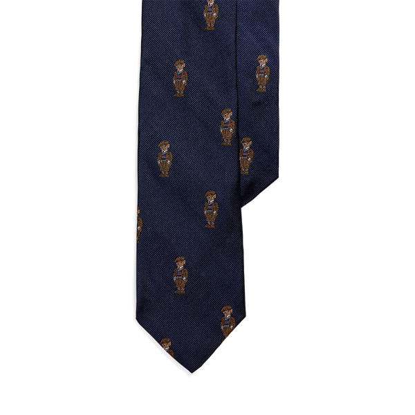 Polo Bear Silk Repp Tie