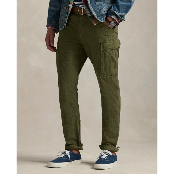 Slim Fit Canvas Cargo Pant