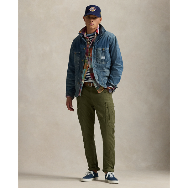 Cargo pants with polo shirt on sale