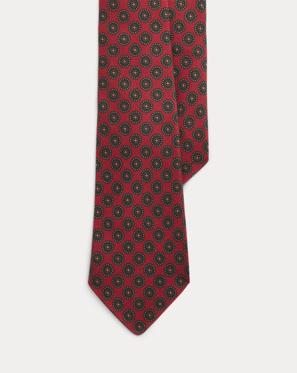 Cravate sergé soie d'inspiration vintage