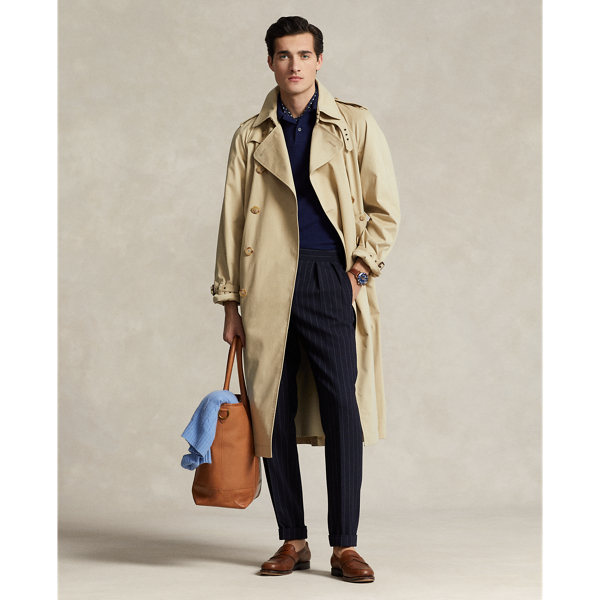 Lightweight Cotton-Blend Trench Coat Polo Ralph Lauren 1
