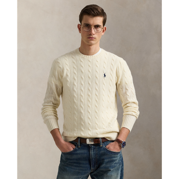 Cable-Knit Wool-Cashmere Jumper