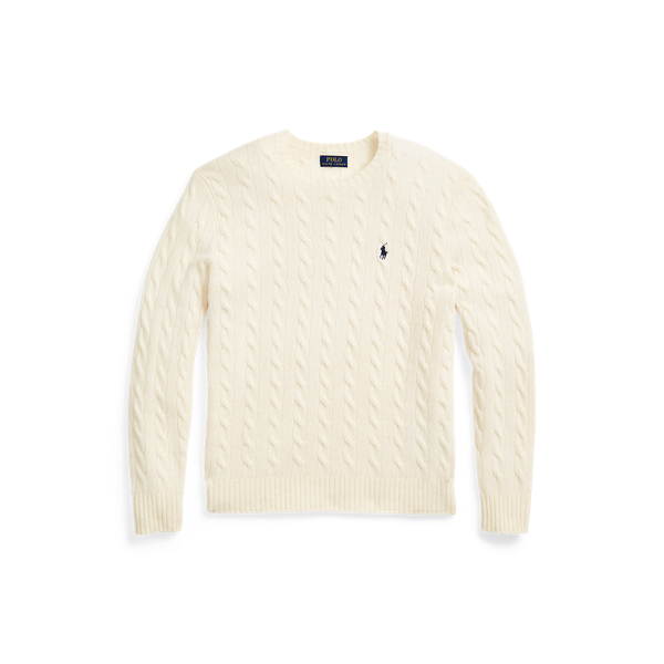 Polo Ralph Lauren Cable-Knit Wool-Cashmere Sweater
