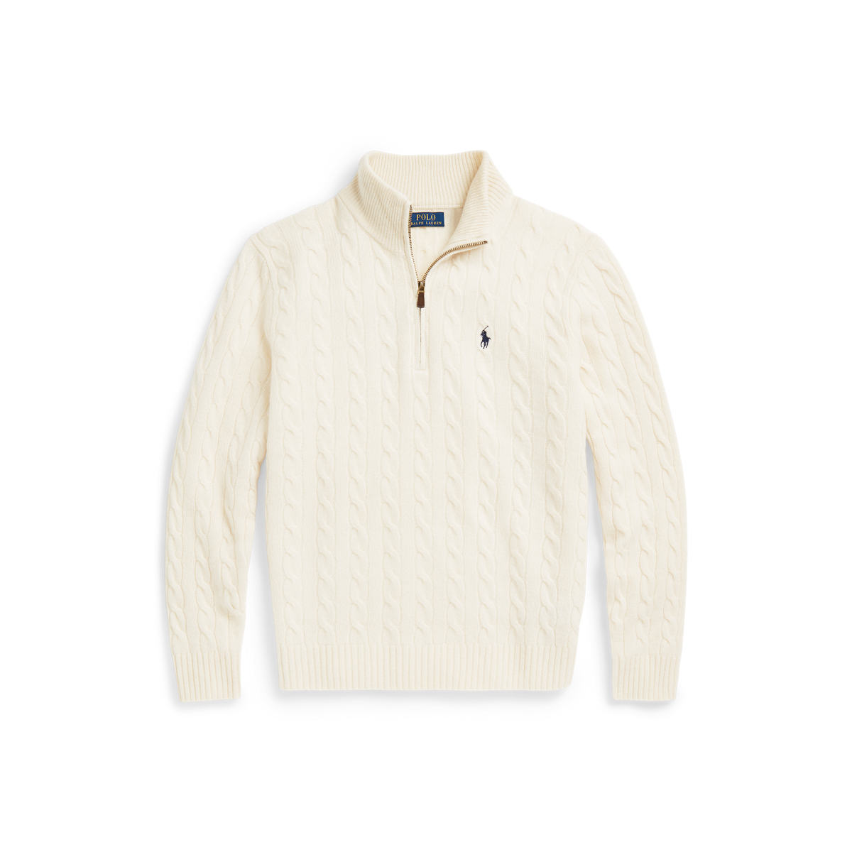 Cable-Knit Wool-Cashmere Sweater