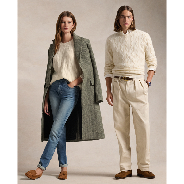 Le pull en cachemire torsadé iconique
