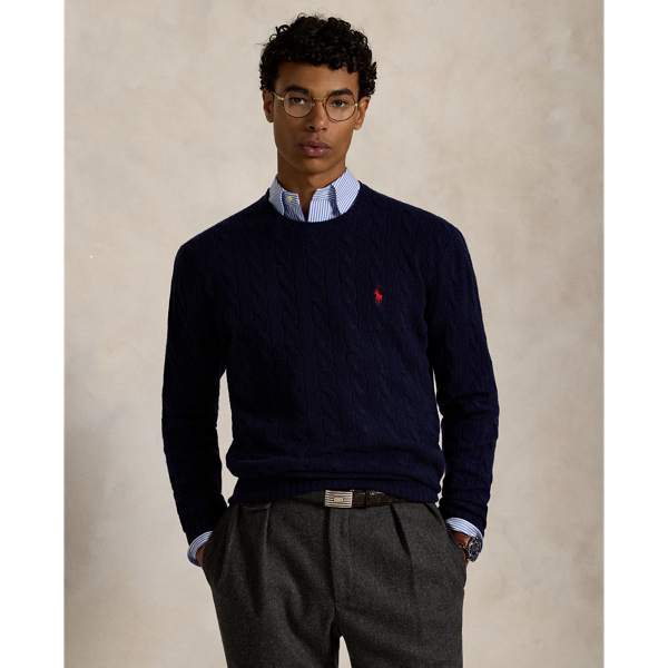 Cable-Knit Wool-Cashmere Jumper