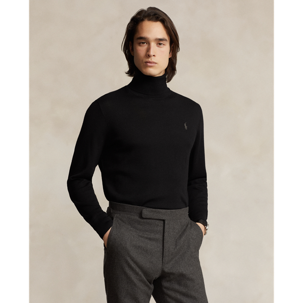 Washable Wool Roll Neck Jumper