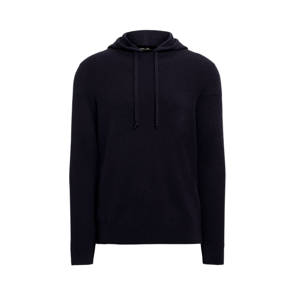 Mesh-Knit Cashmere Hooded Jumper