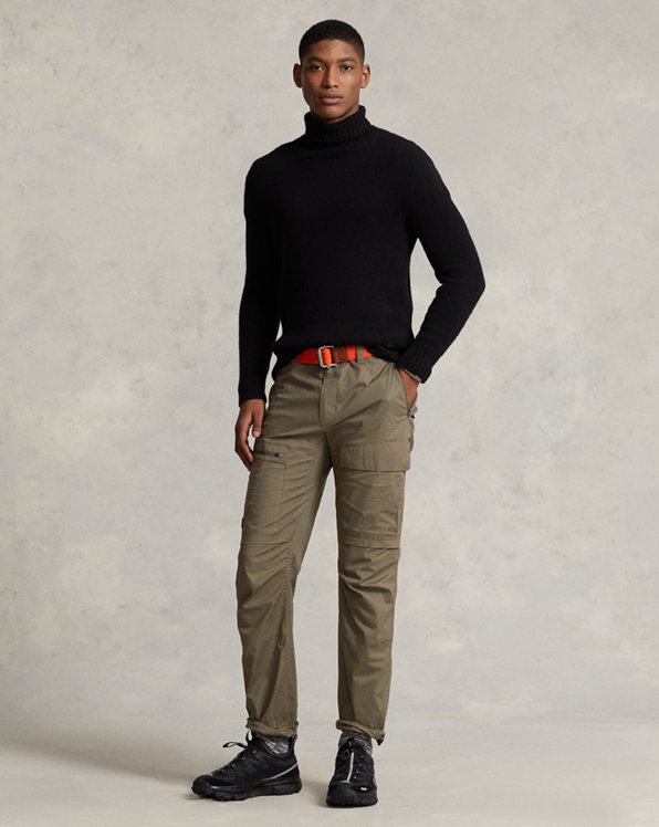 Panelled Stretch Cargo Trouser