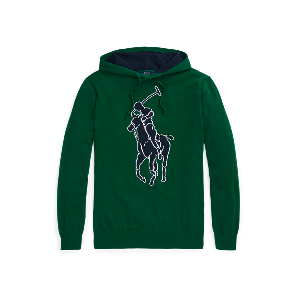 Big Pony Cotton Hooded Sweater