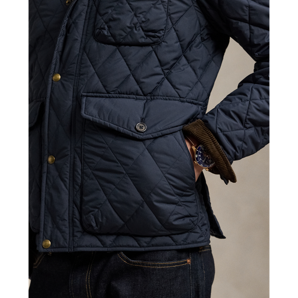 Mens ralph lauren quilted jacket deals