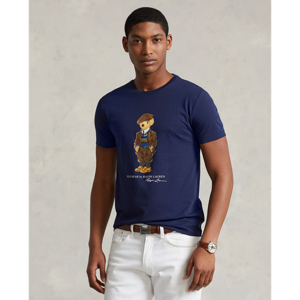 Custom Slim Fit Polo Bear Jersey T-Shirt Polo Ralph Lauren 1