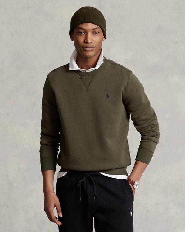 Marled Double-Knit Sweatshirt