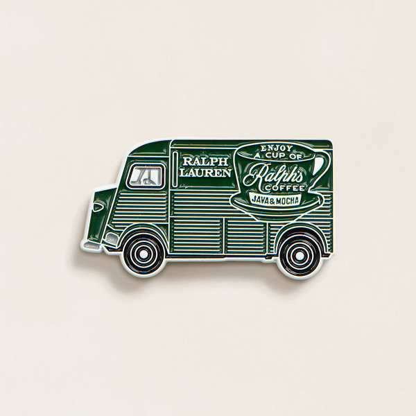 Green And White Ralph’s Coffee Truck Pin Ralph Lauren Home 1