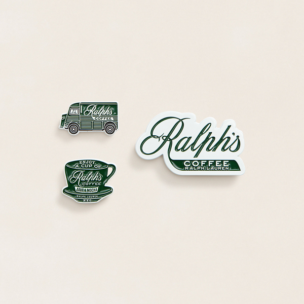 Ralph's Coffee Logo Pin Set