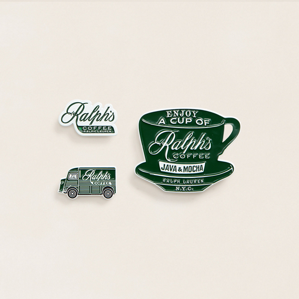 Set di spille Ralph's Coffee con tazza