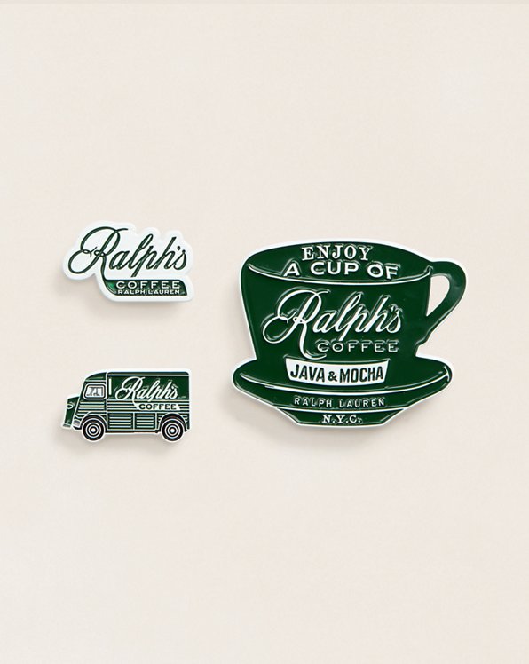 Ralph&#39;s Coffee Cup Pin Set