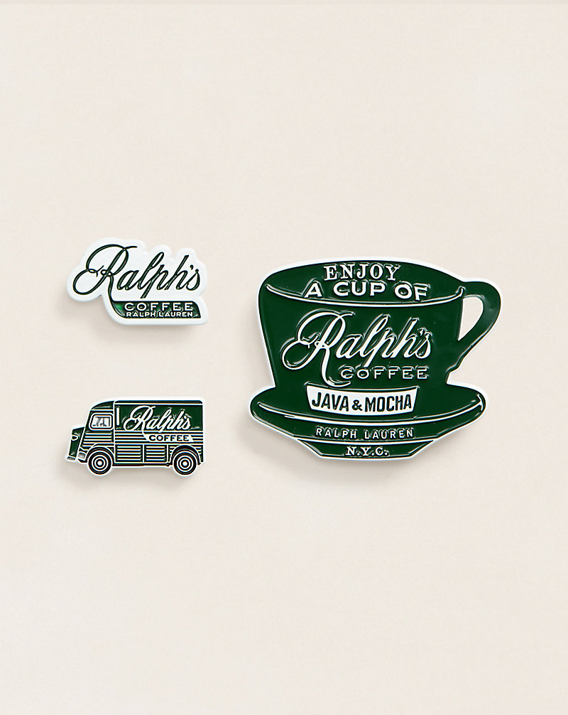 Conjunto de pins chávena Ralph's Coffee Ralph Lauren Home 1