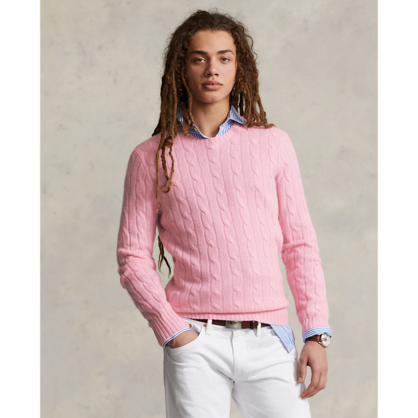 Men's Pink Sweaters