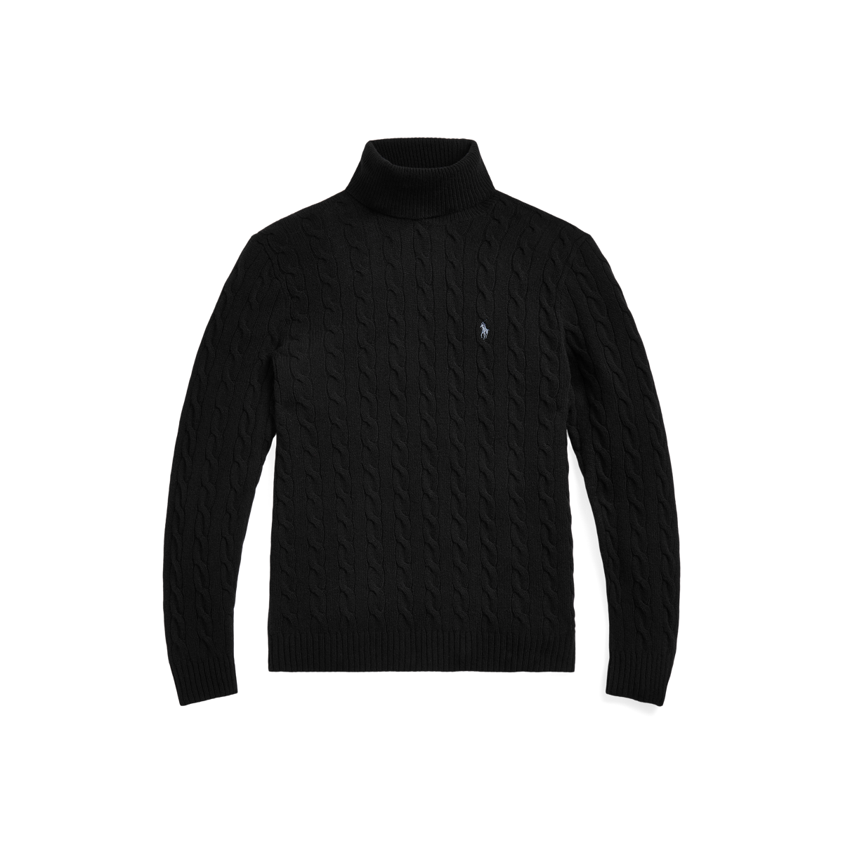 Cable Wool Cashmere Turtleneck Sweater Ralph Lauren