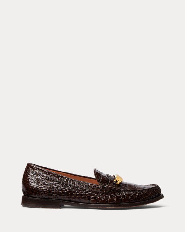 Polo ID Croc-Embossed Loafer