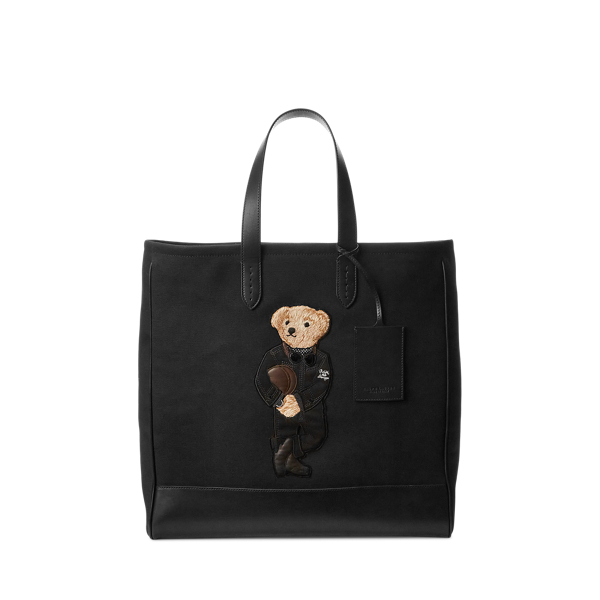Polo bear 2025 canvas tote