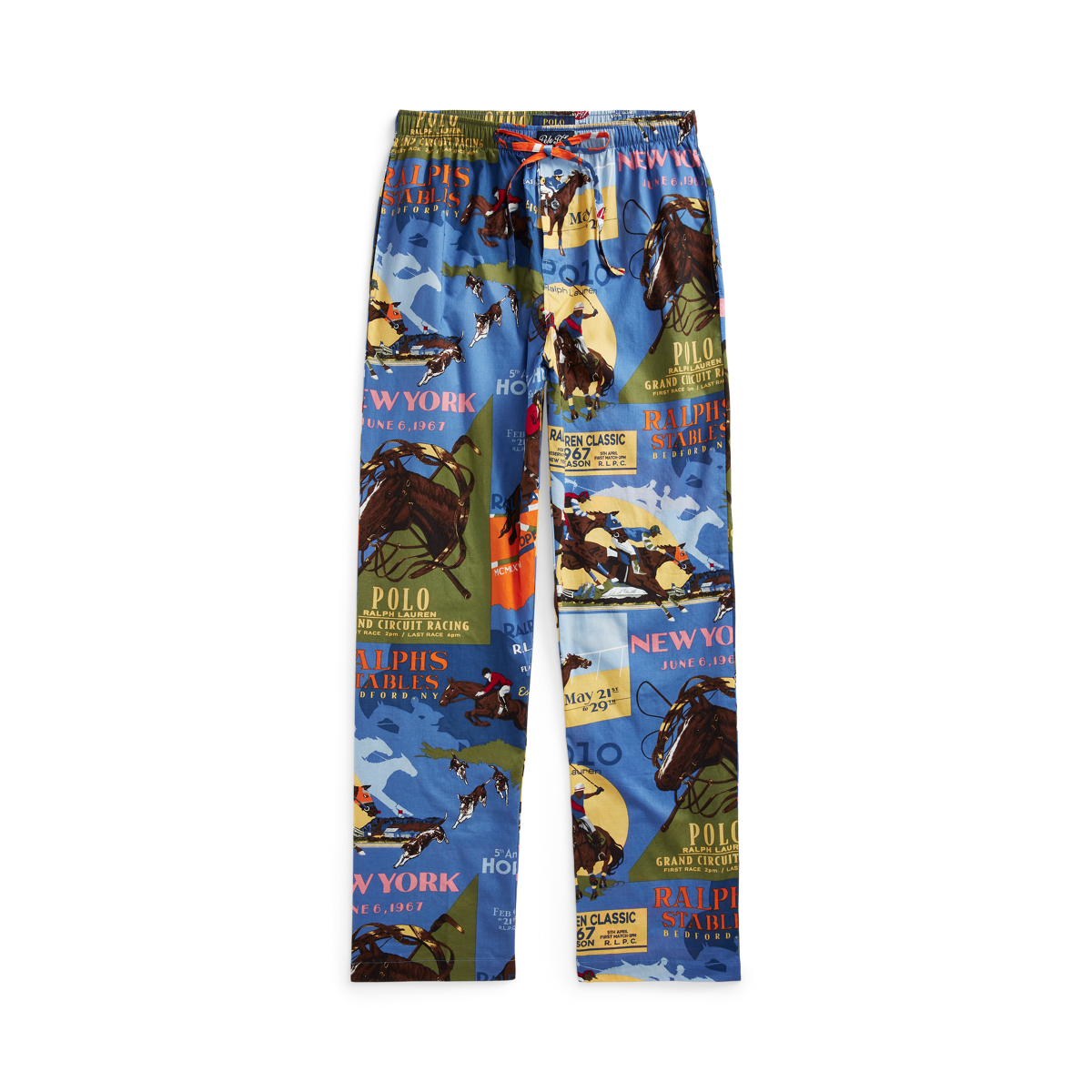 Polo print pajama pants 2025