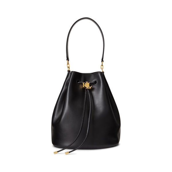 Leather Large Andie Drawstring Bag Lauren 1