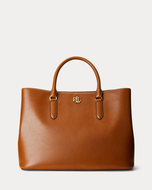Leather Large Marcy Satchel