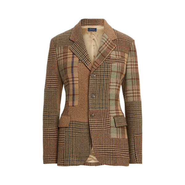 Patchwork Tweed Blazer