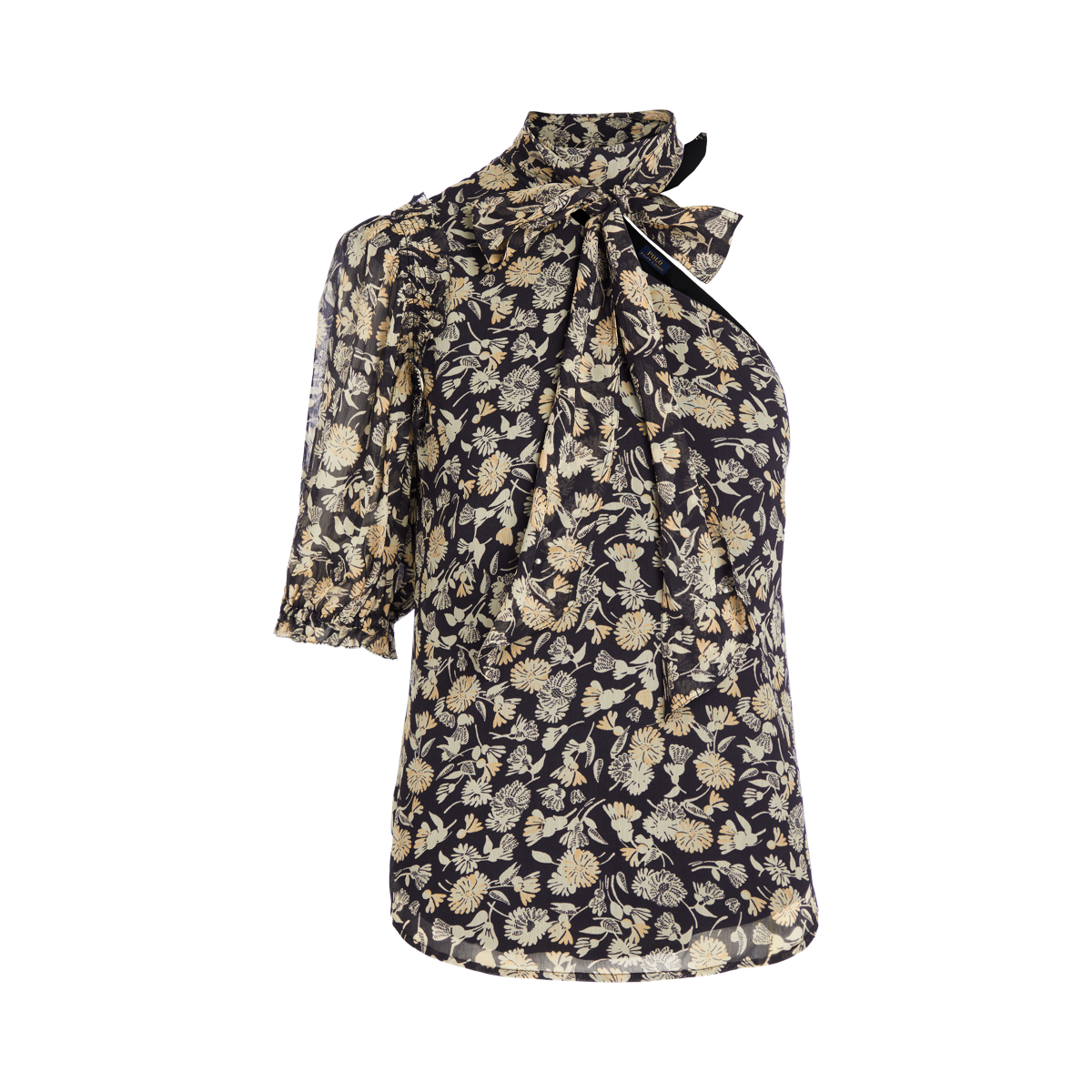Ralph lauren floral best sale blouse
