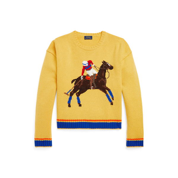 Ralph lauren intarsia best sale sweater