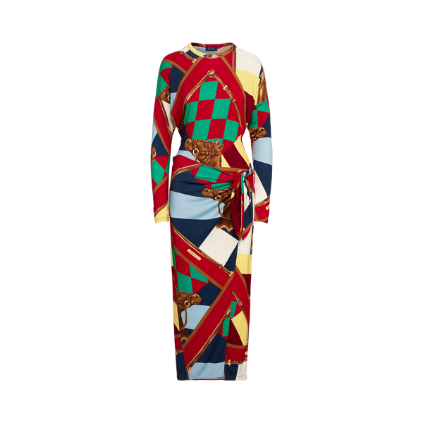 Polo Ralph Lauren long-sleeve wrap dress - Black