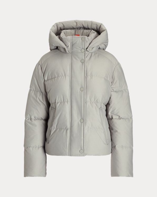 Water-Resistant Down Hooded Jacket