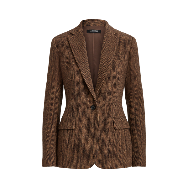 Blazer en tweed à chevrons pour Women | Ralph Lauren® FR