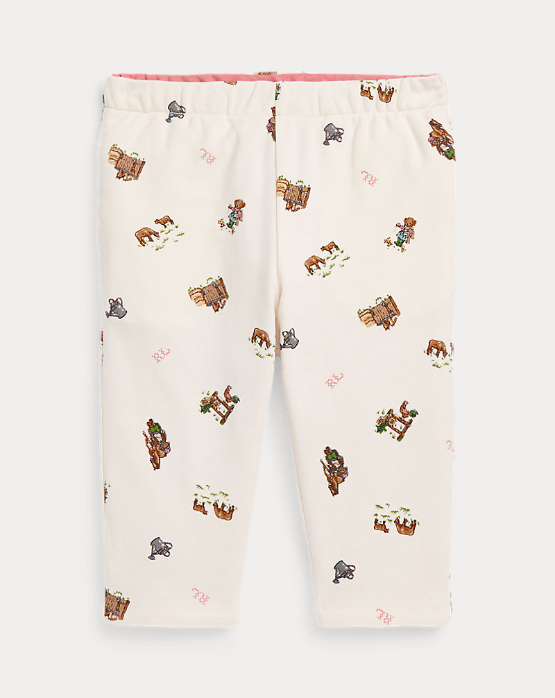 Pantalon Polo Bear réversible en coton Bébé fille 1
