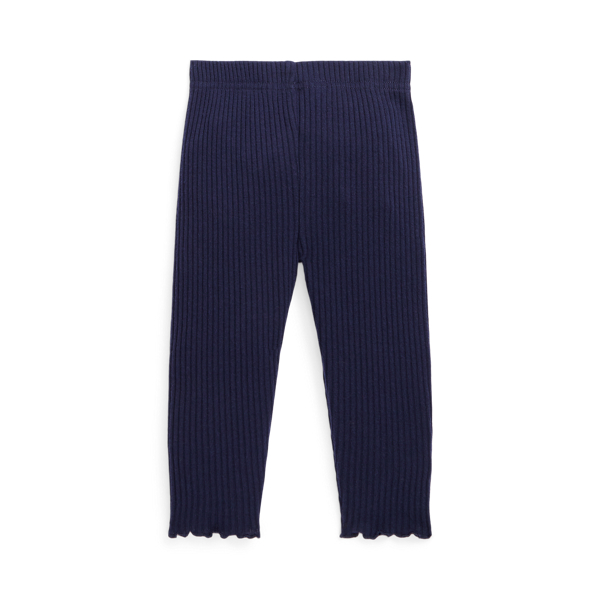 Baby Girl Ribbed Stretch Legging 2