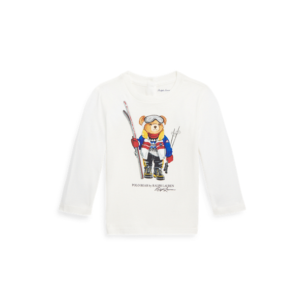 Polo Bear Cotton Long-Sleeve T-shirt Baby Girl 1
