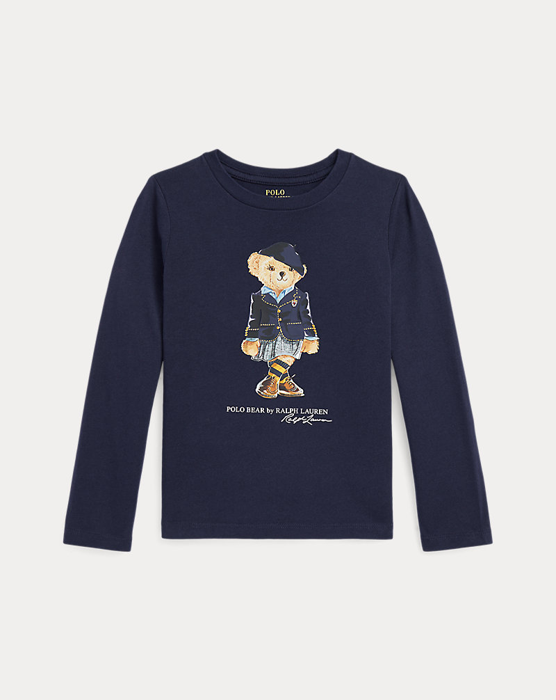 Polo Bear Cotton Long-Sleeve T-shirt GIRLS 1.5-6.5 YEARS 1