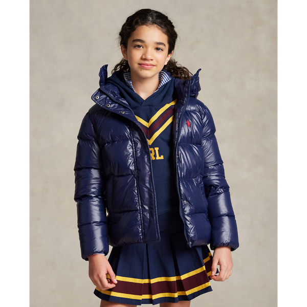 Water-Repellent Down Jacket GIRLS 7-14 YEARS 1