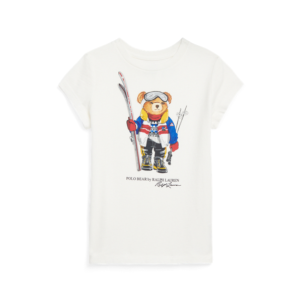 Polo Bear Cotton Jersey T-Shirt GIRLS 1.5–6.5 YEARS 1