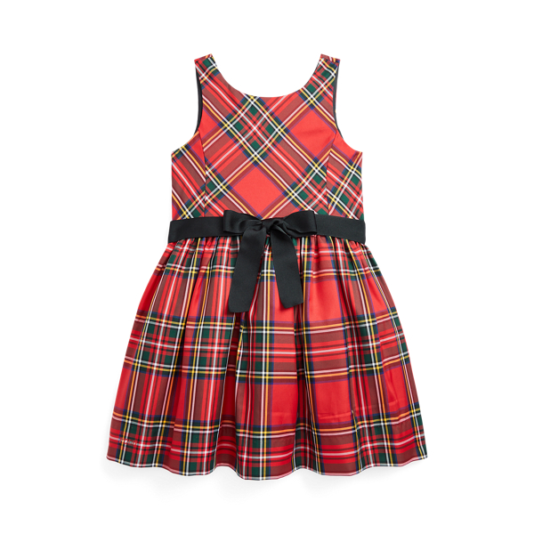 Plaid Fit-and-Flare Dress