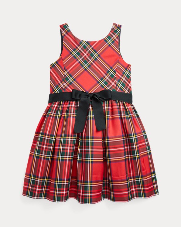 Plaid Fit-and-Flare Dress