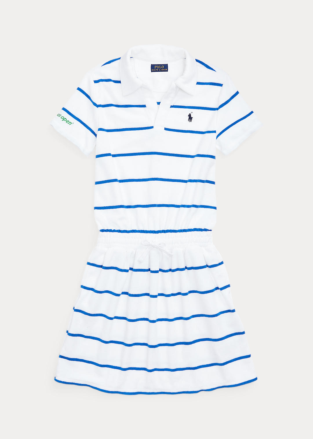 US Open Striped Terry Dress