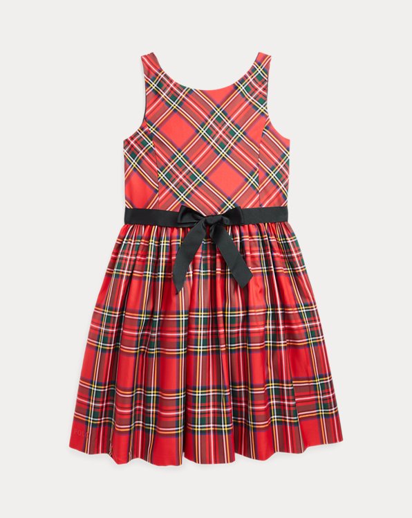 Plaid Fit-and-Flare Dress