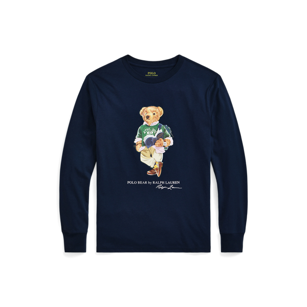 polo bear long sleeve tee