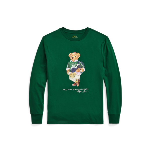 Polo Bear Cotton Long-Sleeve T-Shirt BOYS 6–14 YEARS 1