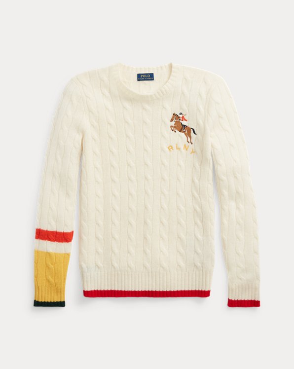 Wool-Cashmere Cable-Knit Jumper