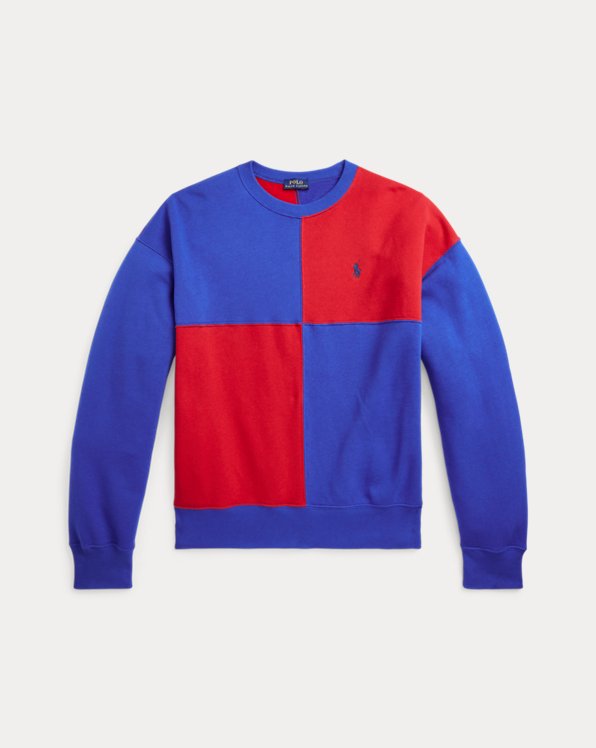 Colour-Blocked French Terry Sweatshirt